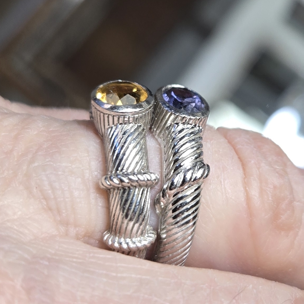 Judith Ripka Gemstone Ring Bundle - image 2